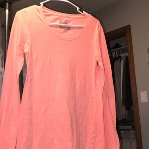 Peach Long sleeve tee